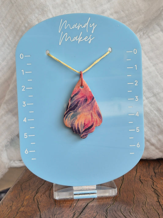 Colourful Wave Pendant